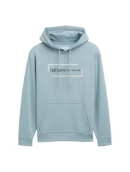 TOM TAILOR Denim Sweatshirt Hoodie mit Print 