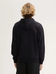 TOM TAILOR Denim Sweatshirt Hoodie mit Print Lila/Orange/Schwarz/Beige