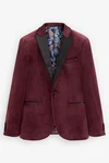 Next Sakko Slim Fit Blazer Dunkelrot/Bordeaux/Rot