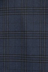 Next Karierter Skinny-Fit-Anzug Hose Dunkelblau/Grau/Hellblau/Blau