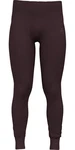 Odlo Leggings Bottom Active Warm Eco Dunkelrot/Bordeaux/Lila/Rosa