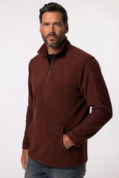 Sweatshirt JP 1880 Fleece-Troyer Zippkragen bis 8 XL