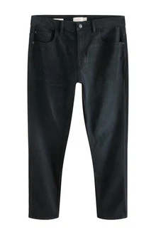 Next Slim-fit Jeans Signature-Jeans Schwarz/Grau
