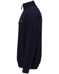 Gant Strickpullover Herren Troyer Dunkelblau/Schwarz