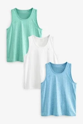 Next Print-Shirt Strukturiertes Trägertop 3er-Pack 