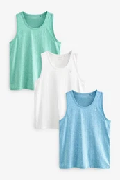 Print-Shirt Strukturiertes Trgertop, 3er-Pack (3-tlg)