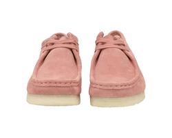 Clarks Wallabee Schnürschuh Rosa