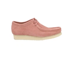 Clarks Wallabee Schnürschuh Rosa