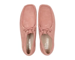 Clarks Wallabee Schnürschuh Rosa