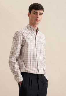 seidensticker Flanellhemd Slim Langarm Button-Down-Kragen seidensticker Flanellhemd Slim Langarm Button-Down-Kragen