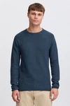 Indicode Strickpullover IDJadas Dunkelblau/Blau/Hellblau