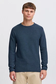 Indicode Strickpullover IDJadas Dunkelblau/Blau/Hellblau Indicode Strickpullover IDJadas Dunkelblau/Blau/Hellblau