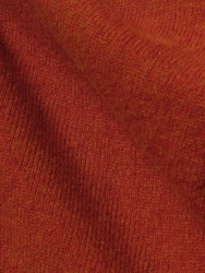 Andrew James Strickpullover Orange/Rot