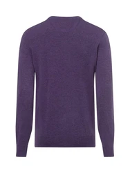 Andrew James Strickpullover Lila/Dunkelblau/Fliederfarben