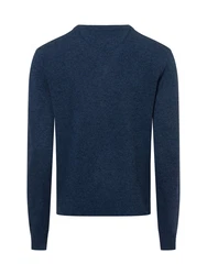 Andrew James Strickpullover Blau/Dunkelblau