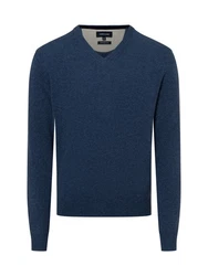 Andrew James Strickpullover Blau/Dunkelblau