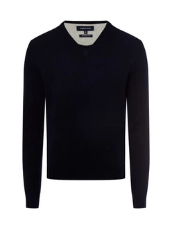 Andrew James Strickpullover Dunkelblau/Blau