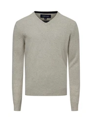 Andrew James Strickpullover Khaki/Braun/Beige/Grau