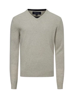 Andrew James Strickpullover Khaki/Braun/Beige/Grau