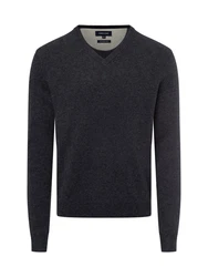 Andrew James Strickpullover Dunkelgrau/Dunkelblau/Grau