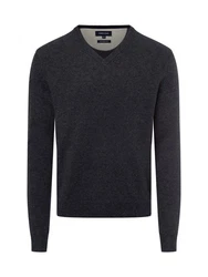 Andrew James Strickpullover Dunkelgrau/Dunkelblau/Grau