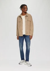 QS Langarmshirt aus Struktur-Jersey Weiß/Khaki/Beige/Creme