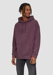 QS Kapuzen-Sweatshirt mit Logostickerei Dunkelrot/Lila/Rosa