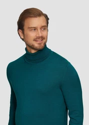 s.Oliver Strickpullover Rollkragenpullover cyanblau