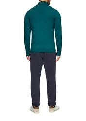 s.Oliver Strickpullover Rollkragenpullover cyanblau