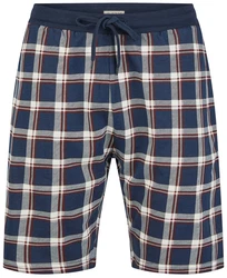 Phil & Co. Pyjamashorts Mix & Match Herren Schlafhose Blau/Hellblau/Dunkelblau/Rot