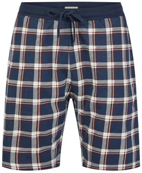 Phil & Co. Pyjamashorts Mix & Match Herren Schlafhose Blau/Hellblau/Dunkelblau/Rot
