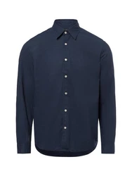 Marc O'Polo Langarmhemd Dunkelblau/Hellblau
