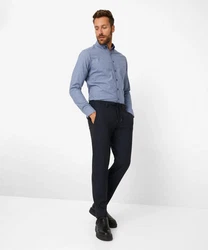 Brax Langarmhemd Style DANIEL Hellblau/Dunkelblau/Grau/Blau