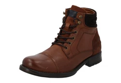 Palado Ferben Schnürstiefelette Braun/Dunkelbraun/Orange