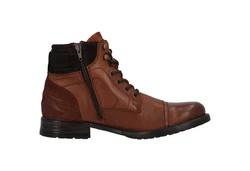 Palado Ferben Schnürstiefelette Braun/Dunkelbraun/Orange