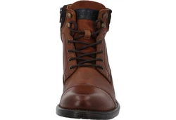 Palado Ferben Schnürstiefelette Braun/Dunkelbraun/Orange