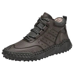 Mnner Winterstiefel mit Warmfutter,Rutschfeste,atmungsaktiv Winterstiefel