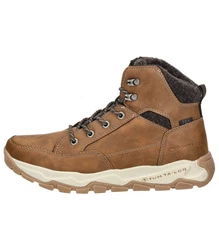 TOM TAILOR Stiefelette Schnürstiefelette Braun