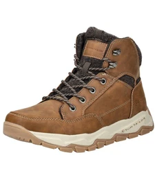 Stiefelette Lederimitat/Textil Schnrstiefelette