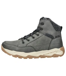 TOM TAILOR Stiefelette Schnürstiefelette Hellgrau/Khaki/Dunkelgrün/Grau/Braun