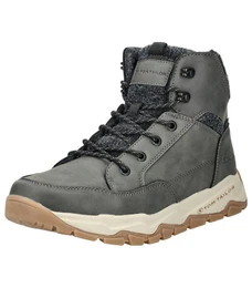Stiefelette Lederimitat/Textil Schnrstiefelette