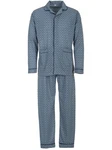 Lucky Nachthemd Pyjama Set Langarm Allover Karo