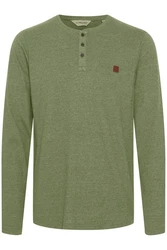 11 Project Langarmshirt PRBonso Dunkelgrün/Grün/Khaki/Hellgrün