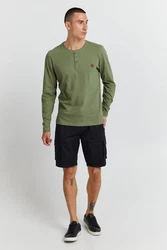 11 Project Langarmshirt PRBonso Dunkelgrün/Grün/Khaki/Hellgrün