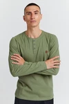 11 Project Langarmshirt PRBonso Dunkelgrün/Grün/Khaki/Hellgrün