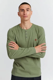 11 Project Langarmshirt PRBonso Dunkelgrün/Grün/Khaki/Hellgrün