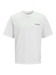 JACK & JONES T-Shirt 'JJEBradley' Weiß/Grau/Hellgrün