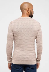 Eterna Strickpullover Rosa/Beige
