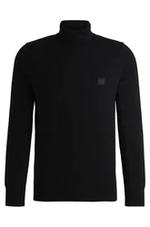BOSS ORANGE Strickpullover Sweatshirt Akiro Regular Fit Schwarz