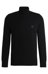 BOSS ORANGE Strickpullover Sweatshirt Akiro Regular Fit Schwarz